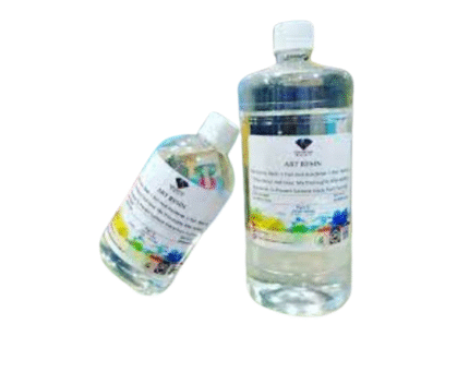 Crystal Poxy Art Resin Clear Glossy Resin 1.5 Kg | 1kg Resin & 500 Gram Hardner -